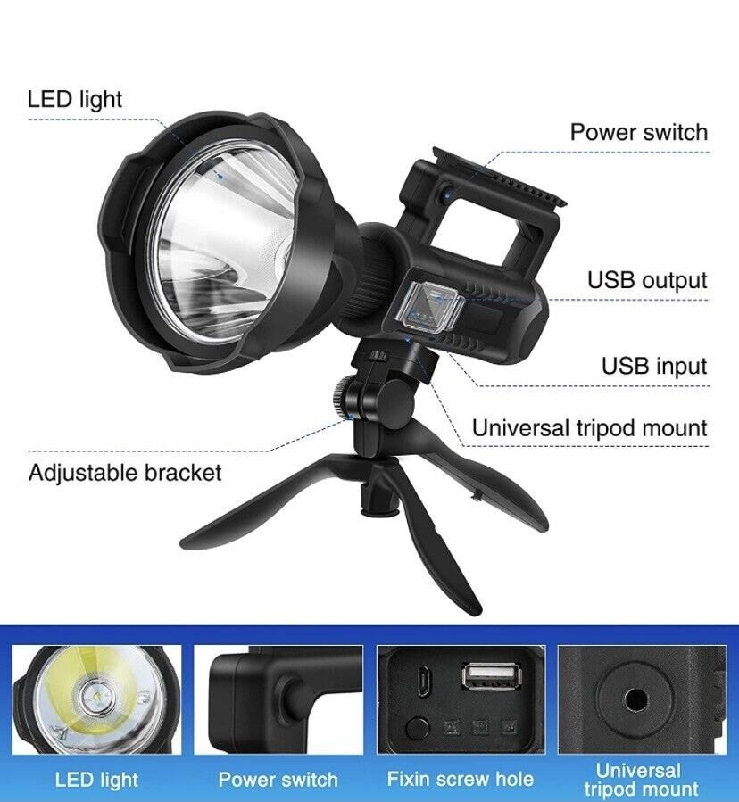 Portable Torch light with Power Bank - W591