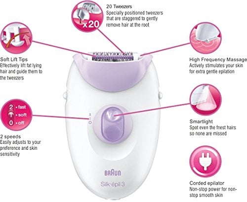 BRAUN Silk-Epil 3 3000 Epilator