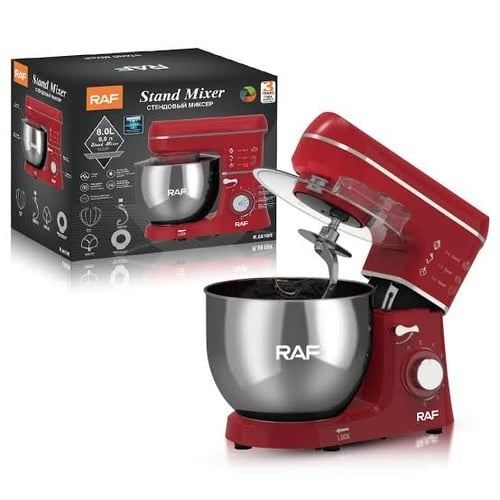 RAF 3 In 1 Stand Mixer 8L - R6673