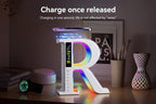 R-Shaped Bluetooth Speaker With 7-Color Mood Light