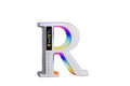 R-Shaped Bluetooth Speaker With 7-Color Mood Light