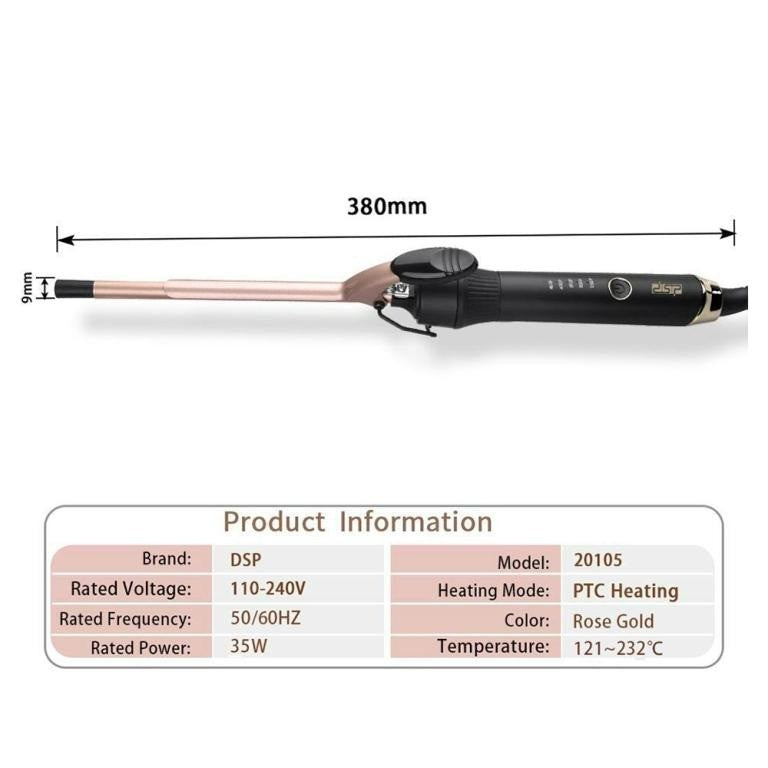 DSP Professional Hair Curler 9mm 20105