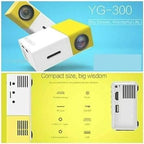 LED projector HDMI USB YG-300