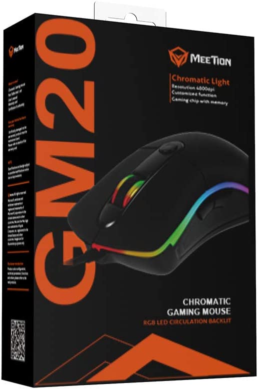 Meetion Gaming Mouse Chromatic RGB GM20