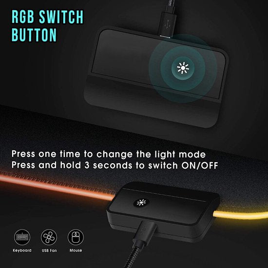 RGB Gaming Mouse Pad Computer Accessories