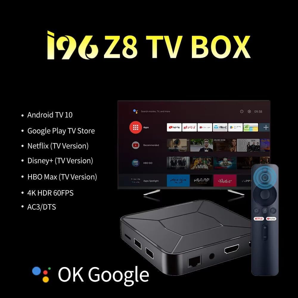 Q5 4K Android TV Box I96 Z8