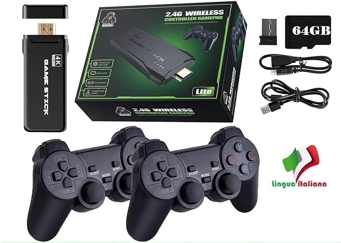 Retro Gaming Stick 4K Plug & Play