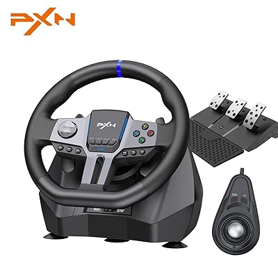 Racing Steering Wheel with 6+R Gear