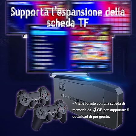 Retro Gaming Stick 4K Plug & Play