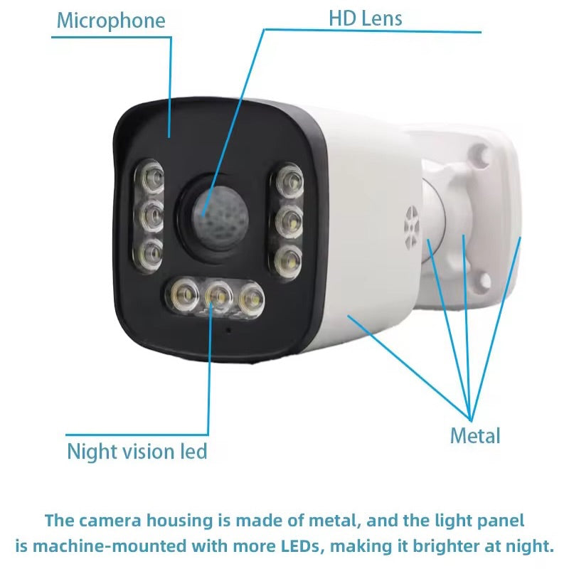 2MP Ahd Camera System 4 Channel CCTV Kit  Surveillance Set