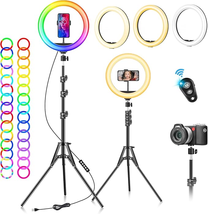 RGB LED SOFT RING LIGHT MJ33