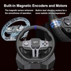 Racing Steering Wheel with 6+R Gear