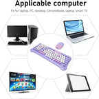 Keyboard and Mouse Combo Purple