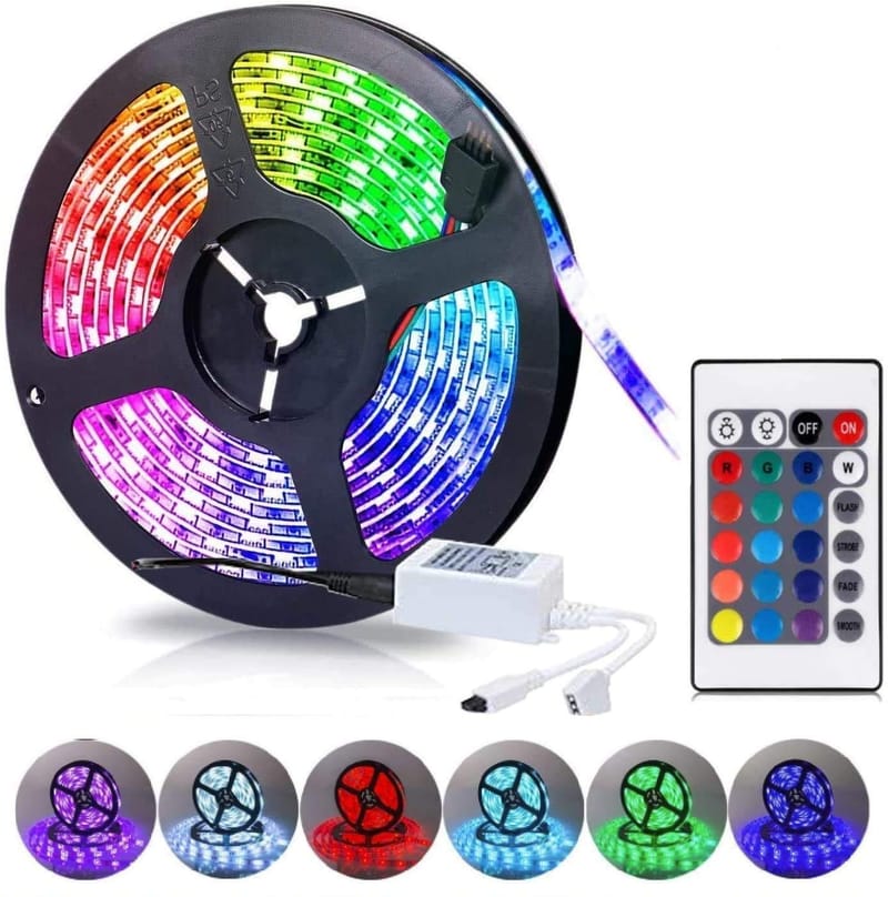 Strip Light LED Kit USB - 5 metremetre RGB 16 Colours