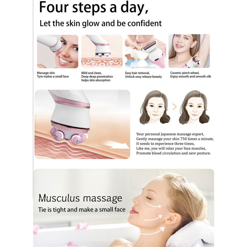DSP-80012 4-in-1 Beauty Care System