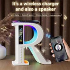 R-Shaped Bluetooth Speaker With 7-Color Mood Light