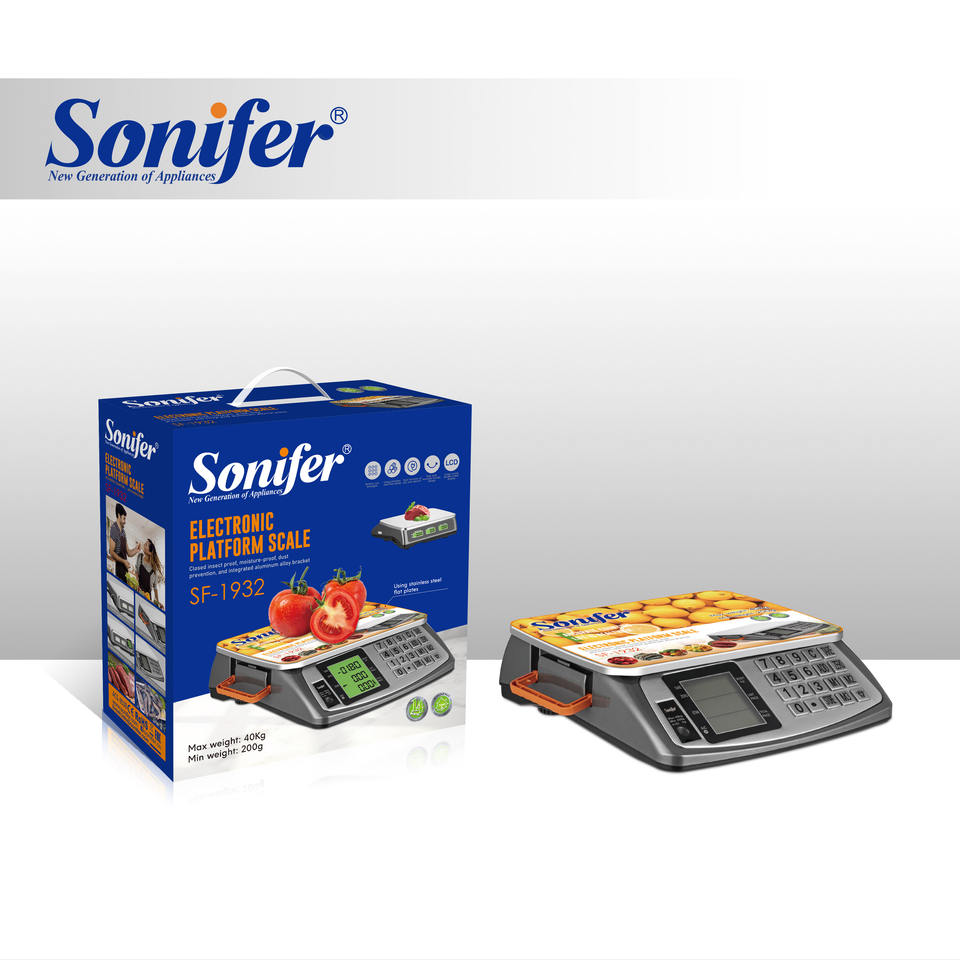 Sonifer SF-1932 Home Kitchen Digital Kitchen Scale - 40KG
