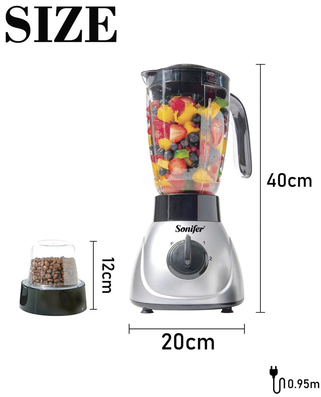 2 in 1 Grinder Blender