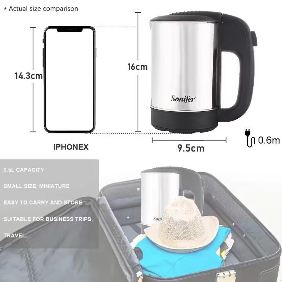 Sonifer mini portable electric kettle SF-2011 0.5L