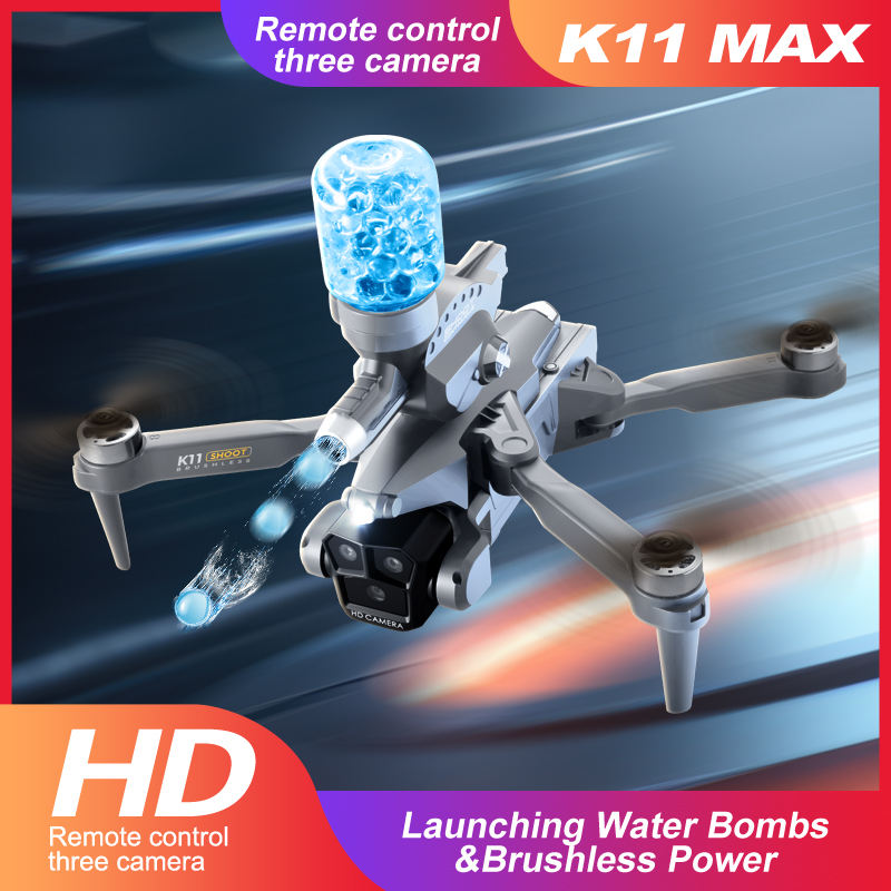 K11Max Drone with Camera 4K HD Three Camera Obstacle