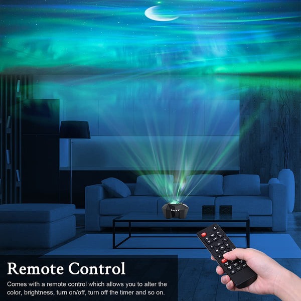 LED Galaxy Projector Star Night Light with Bluetooth Speaker
