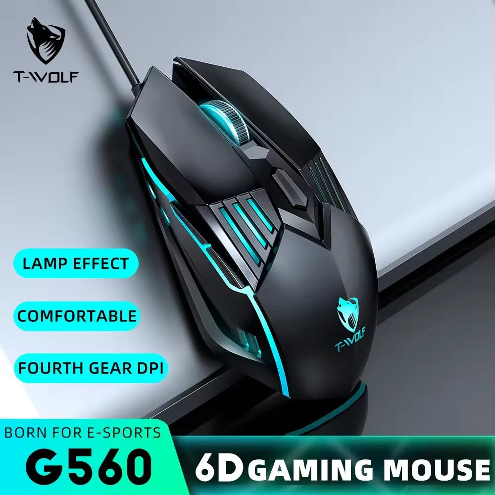 T-WOLF 6D Wired Gaming Mouse G560