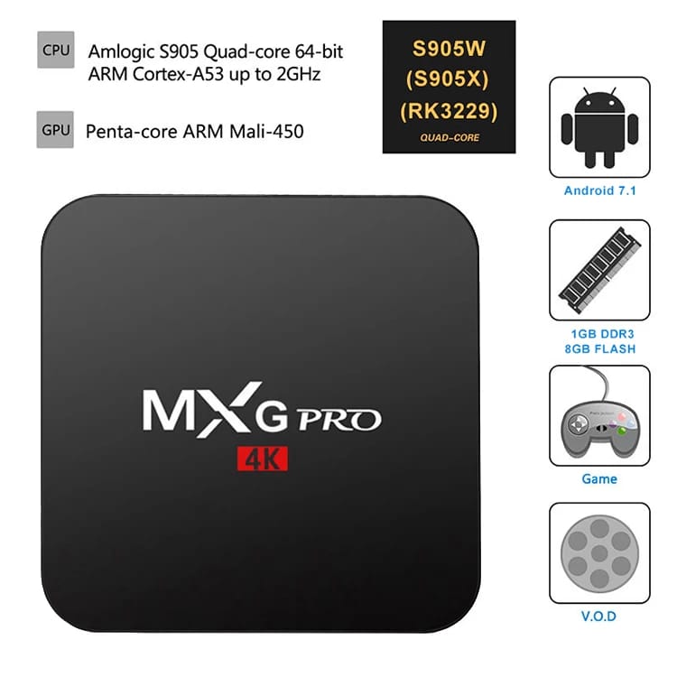 TV Box MXQ Pro 4K