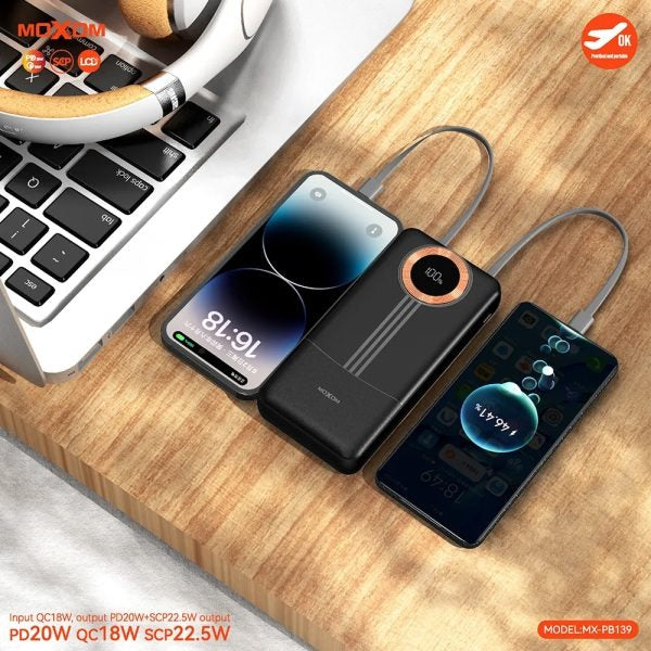 Moxom Power Bank 20000Mah MX-PB139