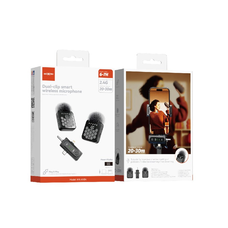 MOXOM Smart Wireless Microphone MX-AX84