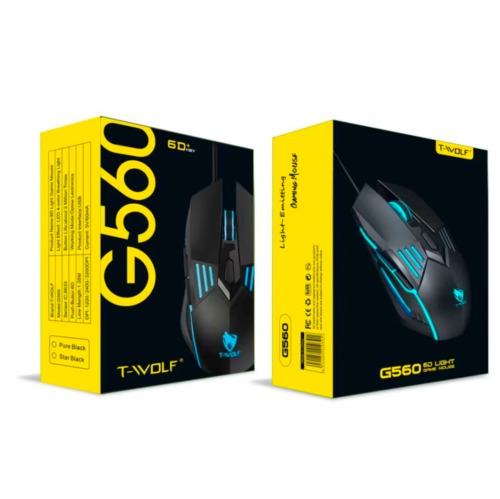 T-WOLF 6D Wired Gaming Mouse G560