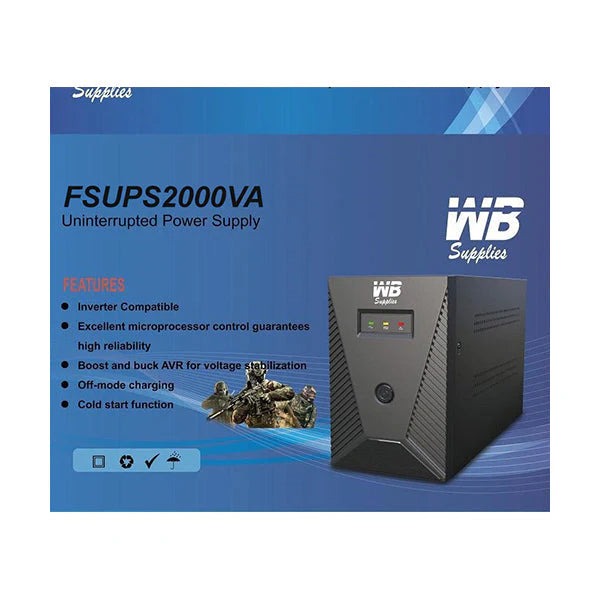 WAB UPS 3000VA - Black