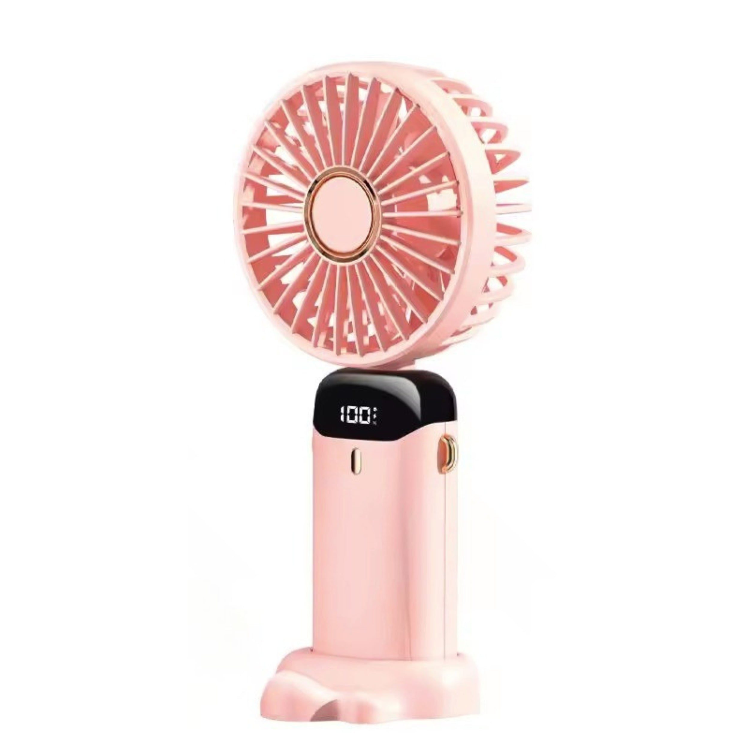 Portable Handheld Rechargeable Fan  Digital