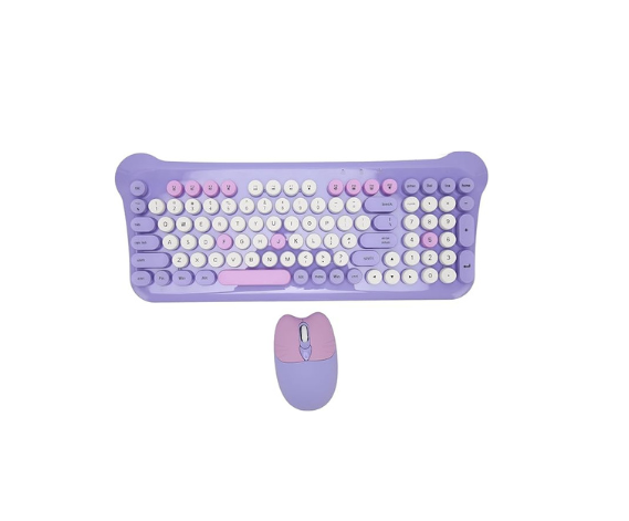 Keyboard and Mouse Combo Purple
