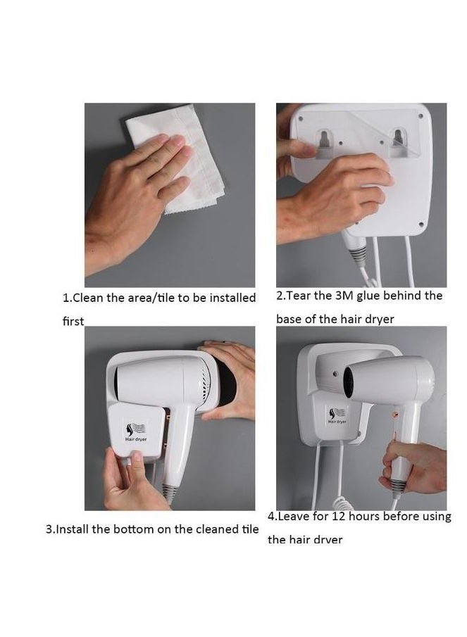 Jamaky Wall Mounted Hair Dryer JPC30293