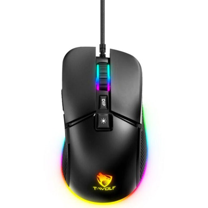 T-Wolf G590 USB Wired Gaming Mouse RGB Light