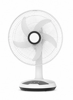 Prosonic 16" Rechargeable Table Fan with LED Lights