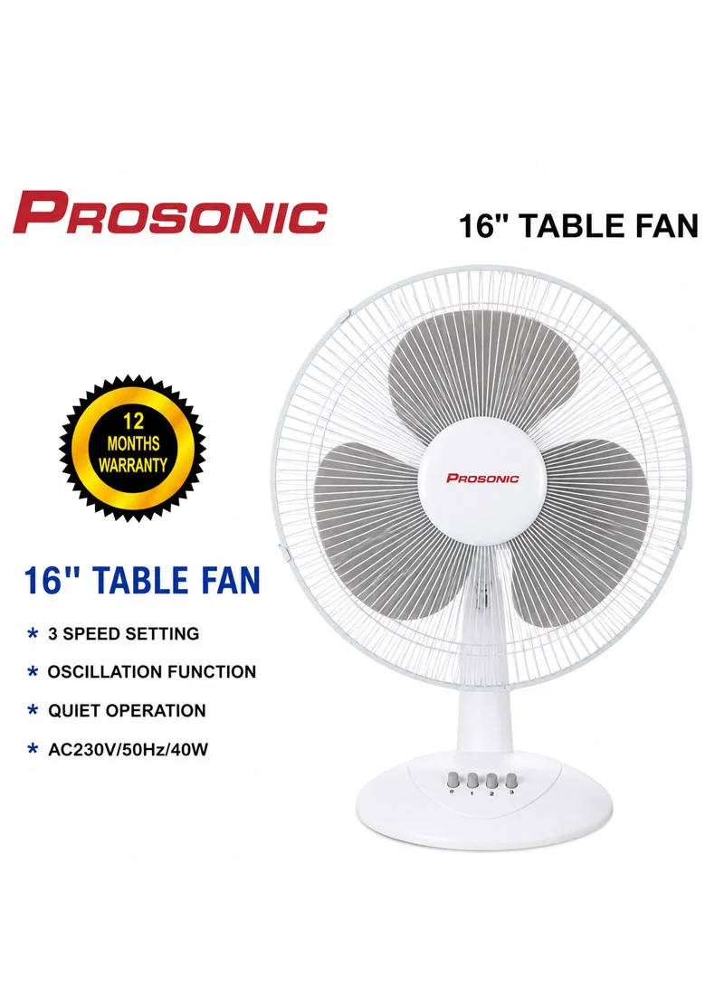 Prosonic 16" Pull-Cord Wall Fan