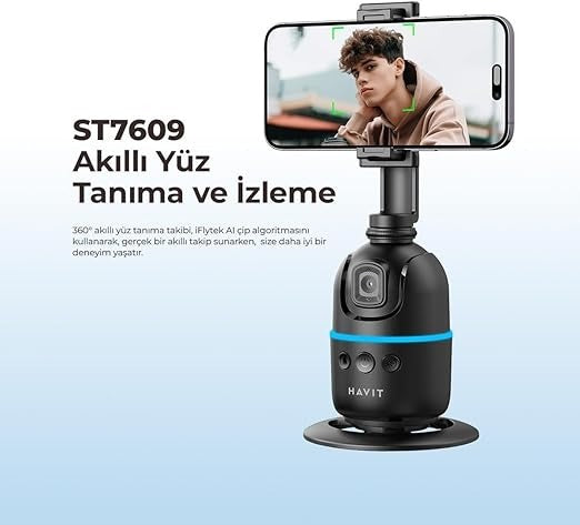 Havit AI Face Tracking Phone Holder 360°