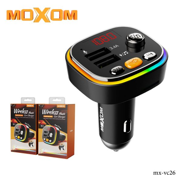 MOXOM Car Mp3 Bluetooth Transmitter MX-VC26