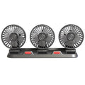 Rotatable Car Fan 3 Heads