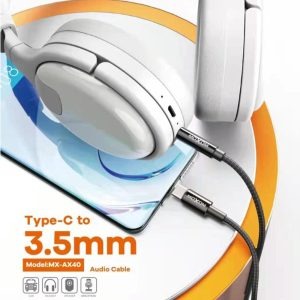 Moxom Type-C to 3.5mm Aux Cable