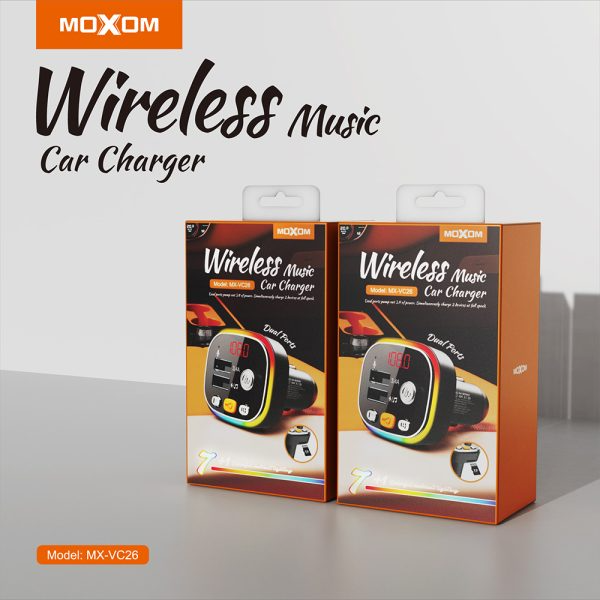 MOXOM Car Mp3 Bluetooth Transmitter MX-VC26
