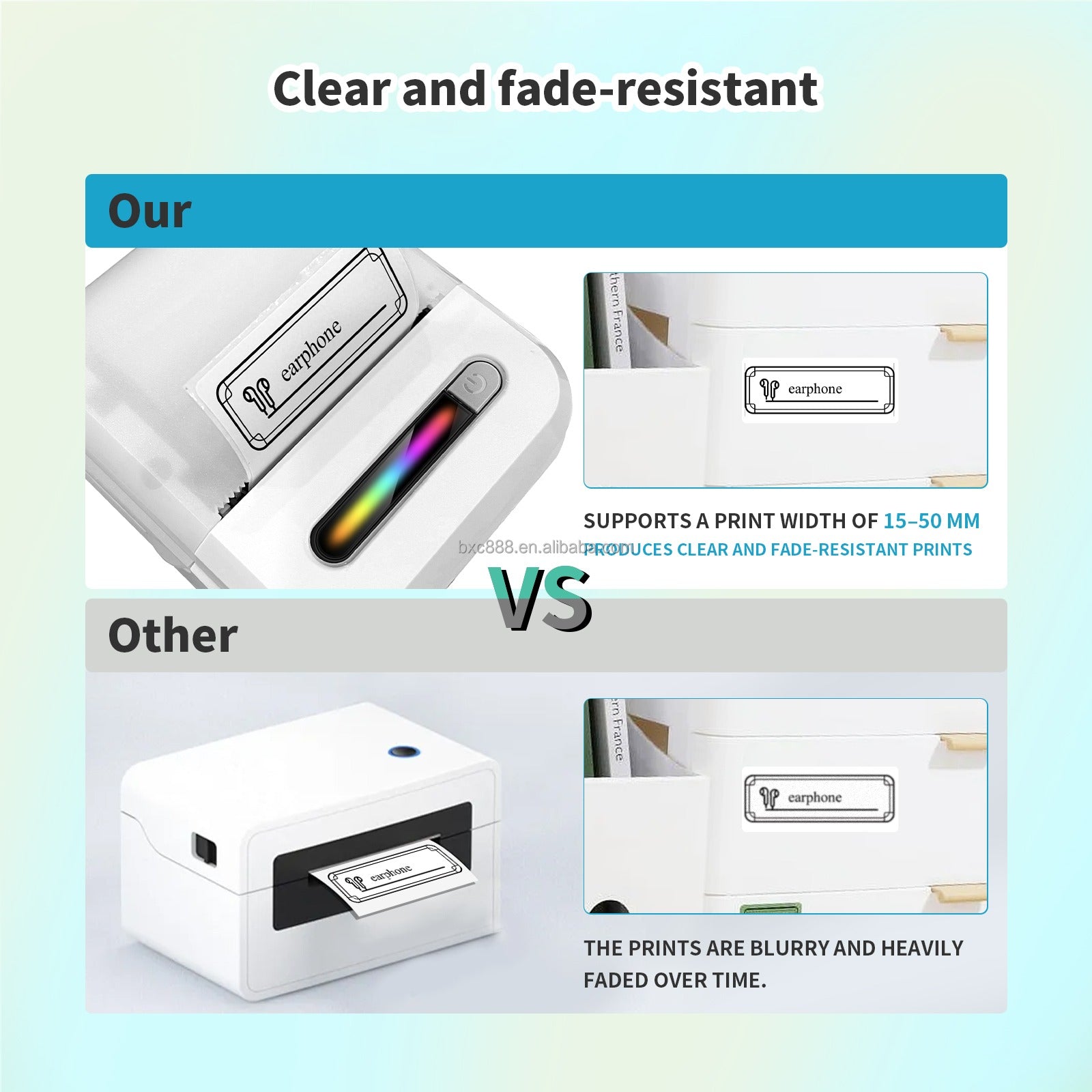 Portable Label Printer Receipt