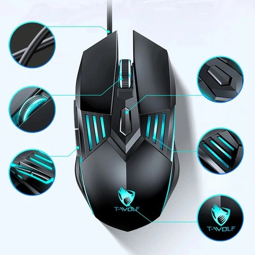 T-WOLF 6D Wired Gaming Mouse G560