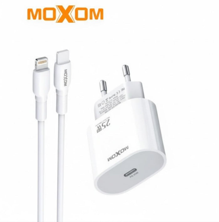 Moxom Lightning Cable Fast Charger 25W