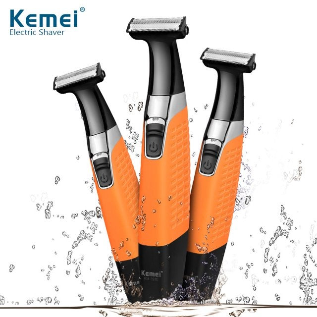 KEMEI USB Rechargeable Mens Body Groomer KM-1910