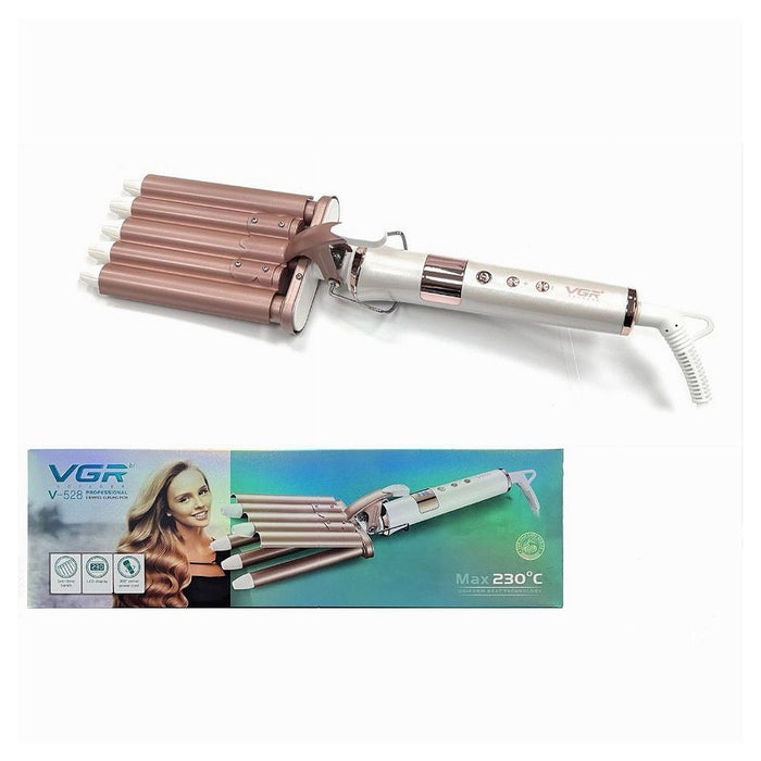 Professional hair curling iron plate with 5 waves - VGR V-528
