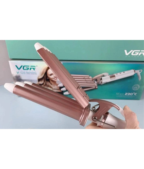 Professional hair curling iron plate with 5 waves - VGR V-528