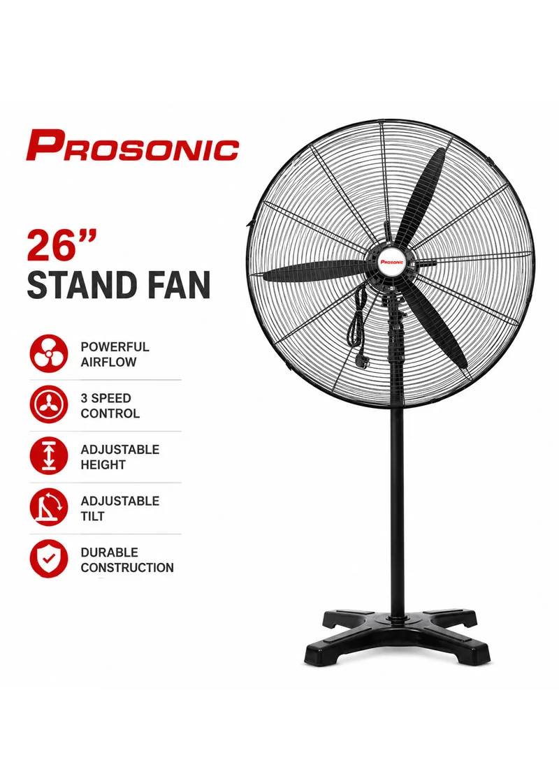 Prosonic 26/30" Industrial Stand Fan SF-7501