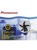 Prosonic 18" Pull-Cord Wall Fan